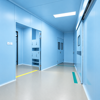 Cloisons Médicales Modulaires pour Salle d'Opération, Clinique d'Implants Dentaires, Hôpital, Salle de Diagnostic, Purification et Décoration