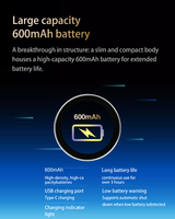 Layar Sentuh IPS 1,85 inci 360*360 dengan EPS32-S3 2.4GWifi&Ble5 Casing CNC dengan Baterai