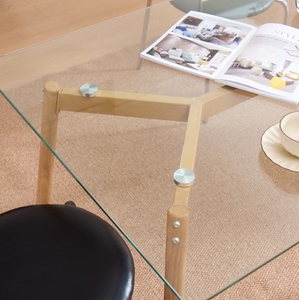 <span class=keywords><strong>Table</strong></span> à manger rectangulaire en verre trempé de <span class=keywords><strong>haute</strong></span> qualité, style design moderne pour la maison ou l'appartement à usage hôtelier - Product Image 6