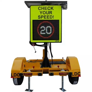 Biển Báo Radar Tốc Độ Năng Lượng Mặt Trời <span class=keywords><strong>Led</strong></span> Biển Báo Giao Thông Radar Hiển Thị Tốc Độ Di Động Biển Báo Giới Hạn Radar Tốc Độ Di Động - Product Image 1