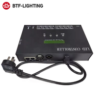 Controlador LED con Protocolo Artnet, Programable con Tarjeta SD, 8 Universos DMX, Pantalla de Proyección de Iluminación RGB RGBW Pixels H807SA