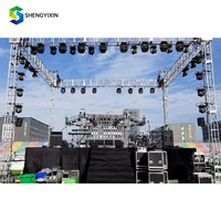 Équipement d'exposition Système d'affichage en treillis lourd en aluminium étanche Éclairage de scène Dj Truss Square Lighting Truss pour événement