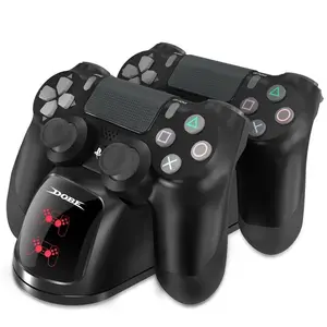 PS4 दोहरी नियंत्रकों चार्जर स्टेशन के लिए तेजी से चार्ज डॉक Gamepad के लिए धारक आधार खड़े PS4 प्रो/स्लिम GAMMING सामान