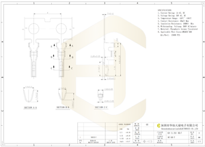 Клеммы обжимные латунные HC-GH-T с шагом 1,25 мм, соединитель провод-плата для печатных плат, тип JST SSHL-002T-P0.2 - Product Image 2