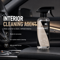 Nettoyant pour l'intérieur des voitures 500ml pour tableau de bord, poussière, traces de doigts, saleté légère et nettoyage des garnitures texturées