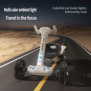 <span class=keywords><strong>Voiture</strong></span> électrique pour enfants à quatre roues, kart télécommandé pour garçons et filles, bébé de 1 à 3 ans, en plastique, rechargeable sur batterie - Product Image 4