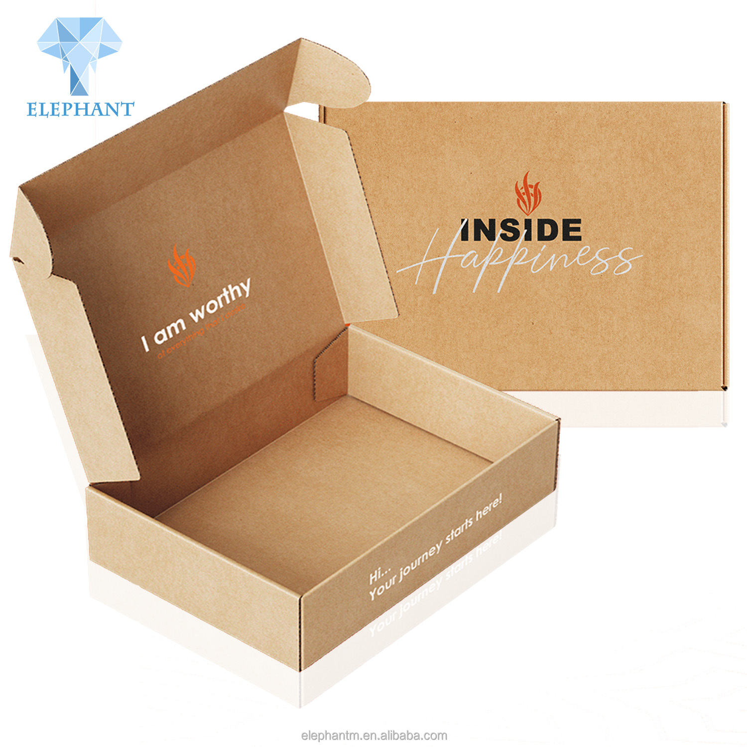 Custom Logo Gift Logo Printed Small Phone Case Packaging Kraft Cardboard Paper Box Packaging
