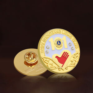 Nieuwe bedrijfsactiviteit metaalbadge verfbadge schoolembleem zinklegering metaalembleem - Product Image 2