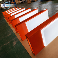 Enseigne publicitaire lumineuse décorative en aluminium pour extérieur, devanture de magasin, boîte à lumière LED en acrylique thermoformé 3D sur mesure
