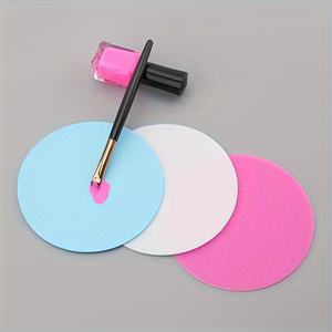 Tapis <span class=keywords><strong>en</strong></span> <span class=keywords><strong>silicone</strong></span> Palette de peinture pour ongles, mélange de fond de teint, vernis à ongles, <span class=keywords><strong>tampon</strong></span> d'estampage - Product Image 6