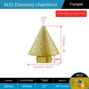 Dispositivo de Biselado de Diamante <span class=keywords><strong>PEX</strong></span>, Cabezal de Pulido Cónico, Broca de Amoladora Angular para Azulejos de Cerámica, Dali, Cuarzo, Piedra - Product Image 6