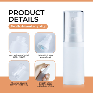 Bouteille en plastique PE avec pompe à mousse et brosse de 50 ml, 180 ml, 250 ml et bouteille à pompe à mousse de 100 ml pour nettoyant visage - Product Image 5