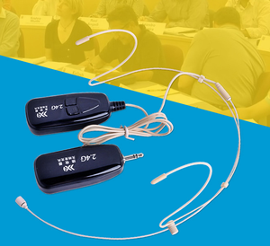Micrófono Inalámbrico <span class=keywords><strong>Invisible</strong></span> Mini 2.4G G18B para Actuaciones en Escenario, Micrófono de Diadema - Product Image 3