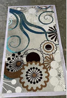 Foshan abstrait vigne Design verre mosaïque murale arbre de vie Art peinture mosaïque décoration murale brillant feuille d'argent carreaux coupés à la main
