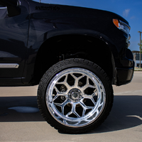 Jantes de camion forgées polies à rebord profond personnalisées SL 28X16 30X16 26X12 24X12 avec entraxes 6X139.7 8X165.1 8X170 pour Silverado 1500 Ford F250