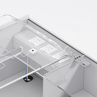 Mobilier de bureau de haute qualité, ensemble de Table de gestion moderne, avec meubles et chaise