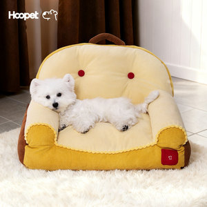 Hoopet <b>Pet</b> <b>Bed</b> <b>Sofa</b> With Removable Washable Backrest For Dogs And Cats Four Seasons Use - Product Image 1