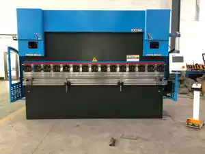 Press Brake Manufacturer Competitive Price Of Servo Motor Hydraulic Press Brake With TP10S Controller Bending Angles Function