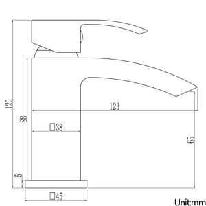 B009 CURNEAL THÁC MONO LƯU VỰC MIXER VÀ CHẤT THẢI, MINI RỬA LƯU VỰC MIXER - Product Image 6
