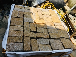 Rusty <strong>Granite</strong> Paving Stone <strong>Granite</strong> Cobbles <strong>10x10x10</strong> - Product Image 6