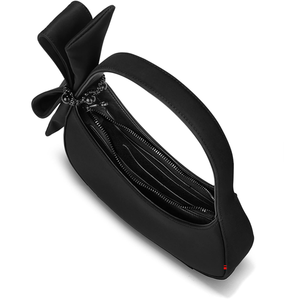 Sac à main en gros d'usine, sac à bandoulière en cuir végétalien avec nœud, sac demi-lune pour femme, sac fourre-tout - Product Image 2