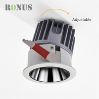 Projecteur LED COB 15W IP65, encastré, étanche, pour mur et plafond