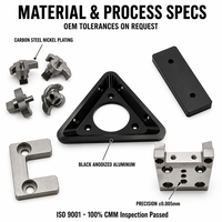 Pièces métalliques CNC personnalisées, prototypage rapide, anodisation, aluminium, acier inoxydable, titane, usinage de précision, usine OEM