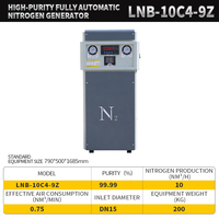 Générateur d'azote intelligent TAHU PSA, pureté du N2 à 99,99 %, pour la découpe laser et la fabrication métallique, usage industriel LNB-10C4-9Z