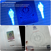 Certificado de Seguridad Personalizado YIKO, Certificado de Autenticidad en Papel con Sello Holográfico e Impresión de Número de Serie Láser