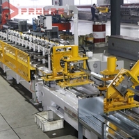 Machine de profilage de profilés légers : Chaque taille de montants et de rails est enregistrée en mémoire pour une rappelée en un clic à tout moment ultérieur.