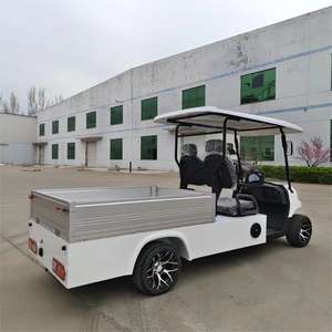 Venta de Fábrica de Instalaciones para Parques de Atracciones, Autobús Turístico Eléctrico con Motor Eléctrico, Carro de Golf con Caja de Carga - Product Image 4