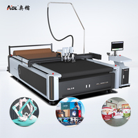 Máquina Automática de Corte y Hendido CNC para Cartón y Papel AOL con Mesa de Alimentación de Cuchillo Oscilante