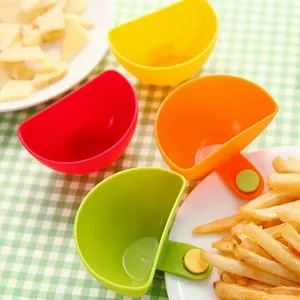 1 pièce Bol à salade en plastique, bol à vinaigrette, clipable, écologique, ustensiles de cuisine, gadgets de cuisine - Product Image 6