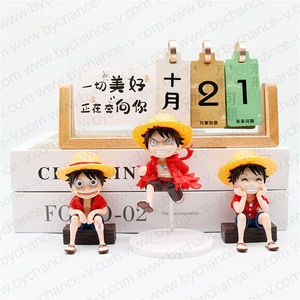 Figurine de <span class=keywords><strong>pirate</strong></span> garçon d'aventure anime, personnage japonais emblématique, jouet Gacha en gros pour boutique de détail, cadeau pour enfants, décoration de bureau - Product Image 2