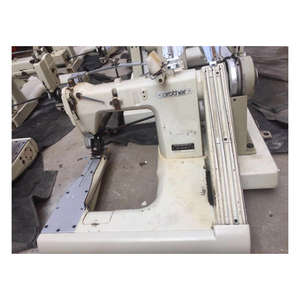 Máquina de coser de cadena doble de brazo de tres agujas <span class=keywords><strong>Brother</strong></span> 9280 de marca original japonesa usada - Product Image 1