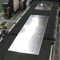 Tôle d'acier prégalvanisée 1000x2000mm SGCC avec couche de zinc légère, adaptée pour les coques d'armoires intérieures