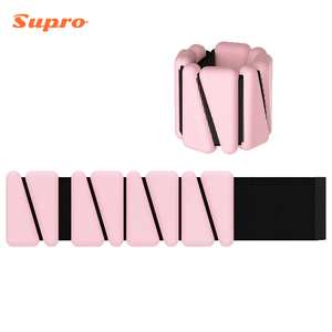Supro ajustable acero silicona tobillo muñeca pesos manguito Material de hierro ejercicio deportes Fitness pulsera usable - Product Image 6