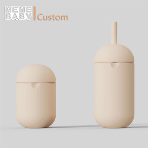 Biberón de Silicona Antiderrames Ecológico para Bebés, Novedad 2025, Productos para la Alimentación Infantil, Botella de Agua - Product Image 1