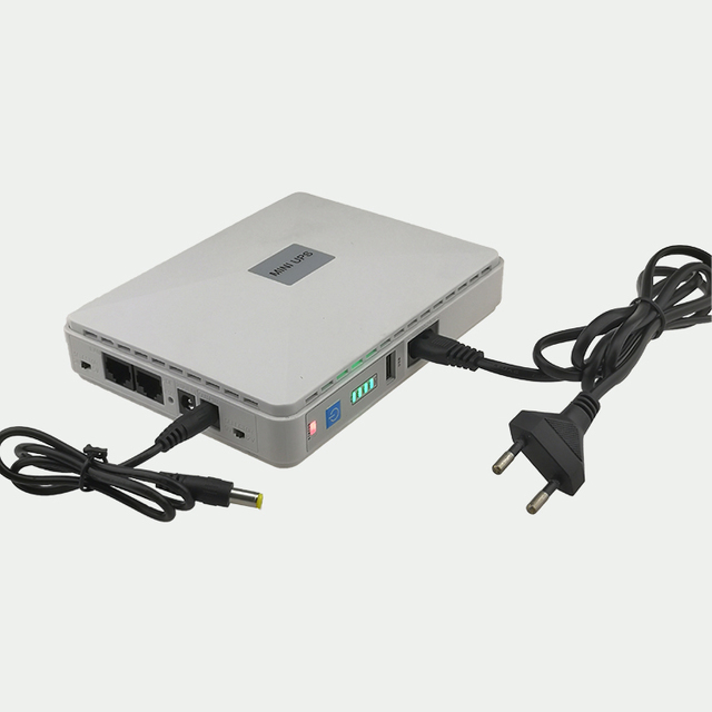 Battery Backup Multi Output Online USB 5V DC 9V 12V Power Bank Mini UPS for WiFi Router CCTV Camera Mobile Phone