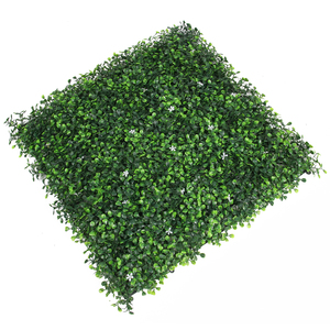 Wall Hedge Topiary Hedge Wholesale Plastic Greenery Artificial Boxwood Wall Grass Backdrop Panels Topiary Hedge Plant