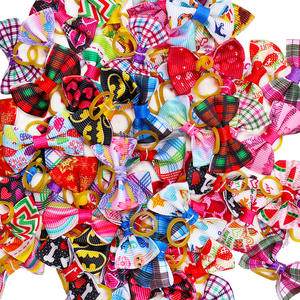 थोक विभिन्न शैलियों के पालतू बाल बैंडों के साथ पालतू कुत्ते बालों के धनुष को - Product Image 4