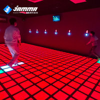 Plancher de danse interactif LED d'intérieur 30x30 cm Jeux actifs Jeu laser Activer le sol c'est l'effet lave
