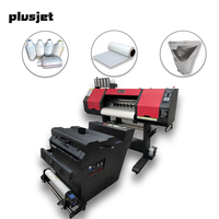 Plusjet PJ-700Q Vente en gros double tête xp600 blanc + encre pigmentée CMJN couleur transfert de chaleur sublimation dtf meilleurs textiles imprimante nouveau