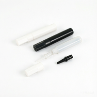 Flacon vide souple en PEHD de 2 ml, anti-colmatage, avec embout fin, pour colle à ongles, réutilisable, pour gel et vernis à ongles