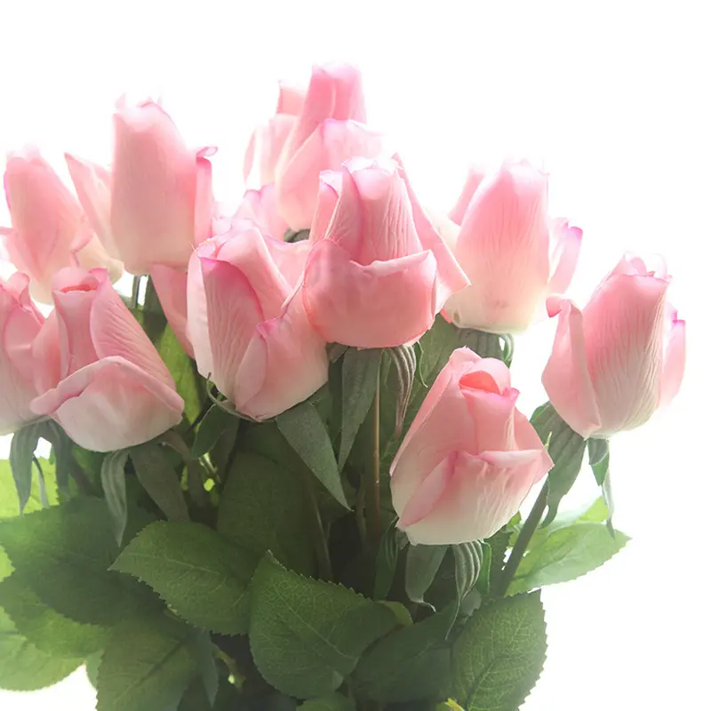 Bola Bunga Buatan Mawar Basah Sentuhan Nyata untuk Dekorasi Rumah dan Pernikahan Bunga Genggam