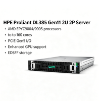 Serveur informatique HPE ProLiant DL385 Gen11 à prix avantageux, processeur AMD EPYC 9224, 8SFF, 16 Go, 1 To, 2U, 2P, serveurs en rack