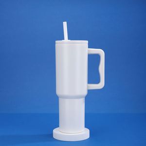 Car H4.0 <b>Handle</b> Travel <b>Tumbler</b> <b>40oz</b> Double Wall Vacuum Mug Lid Straw Anti-Slip OEM Custom Logo - Product Image 4