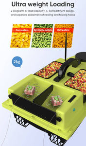 GPS RC Angel köder Boot Fernbedienung Wasserdichter Doppel motor 2KG Last Lithium batterie 600M Reichweite Langstrecken Nacht fischen - Product Image 3