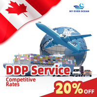 Agent d'expédition DDP Canada Services logistiques express LCL Transitaire FBA de Chine vers le Canada