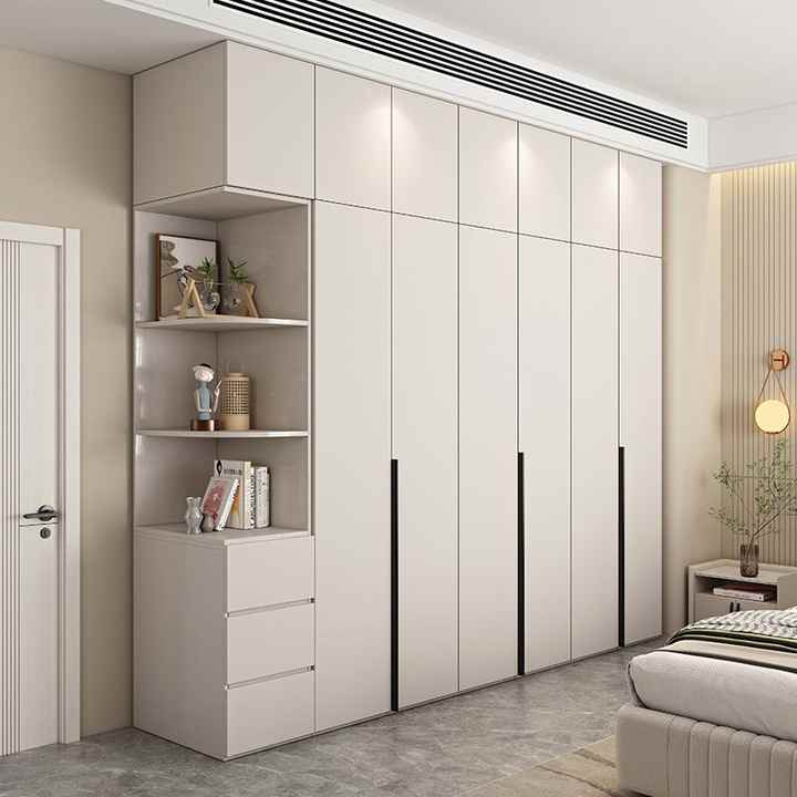 Wholesale wooden modern high quality melamine finish cupboard for
